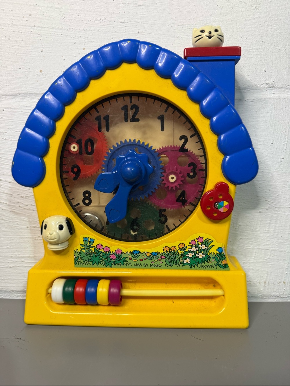 Redbox Toy Educational Clock Gears Vintage Learn To Tell Time Count 2003